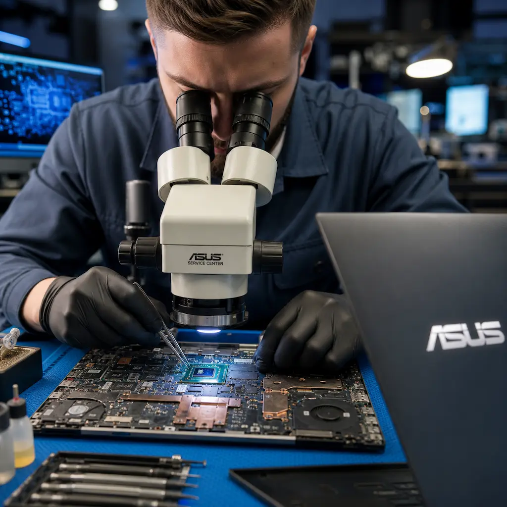 Замена видеокарты ноутбука Asus в Звенигороде