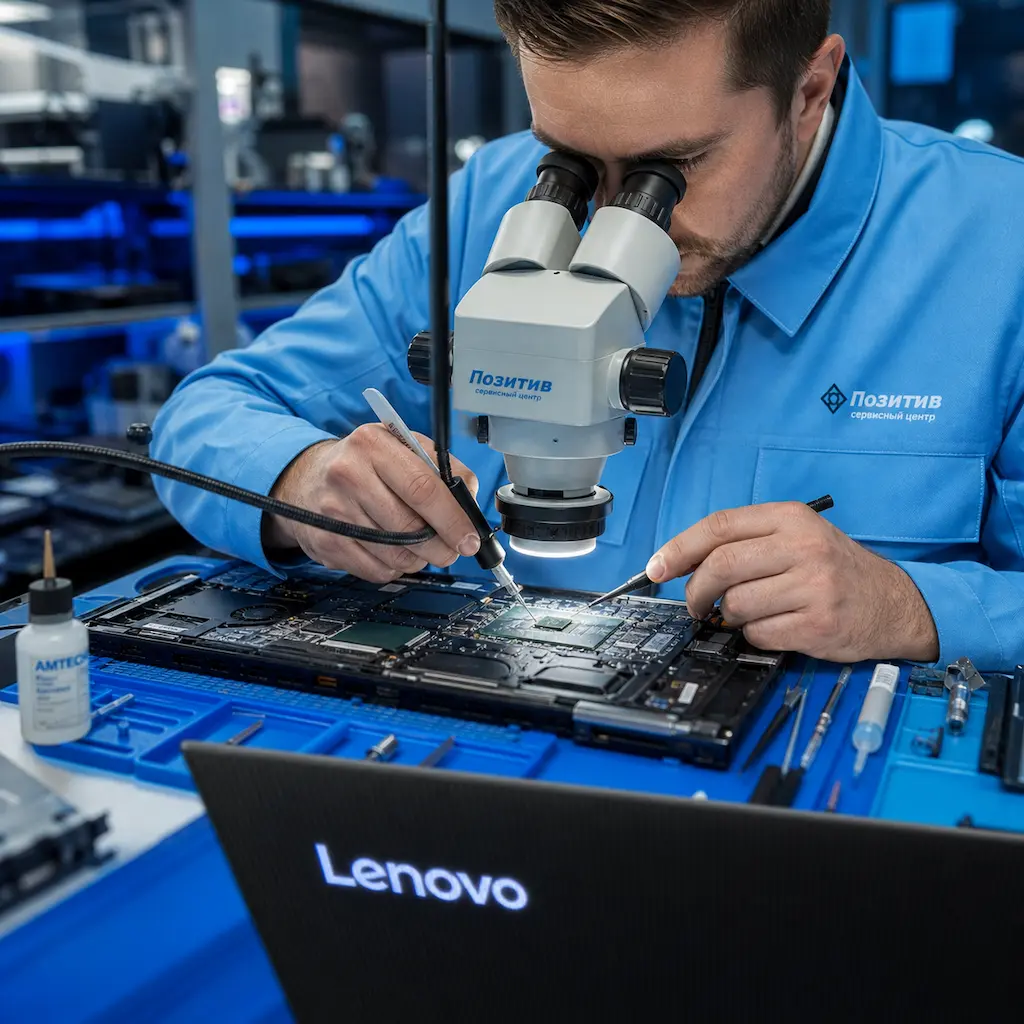 Замена видеокарты ноутбука Lenovo в Звенигороде