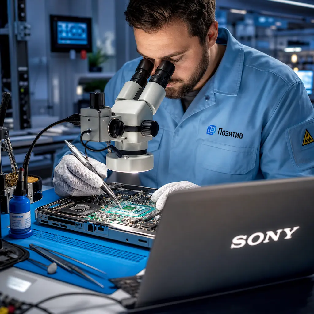 Замена видеокарты ноутбука Sony в Звенигороде