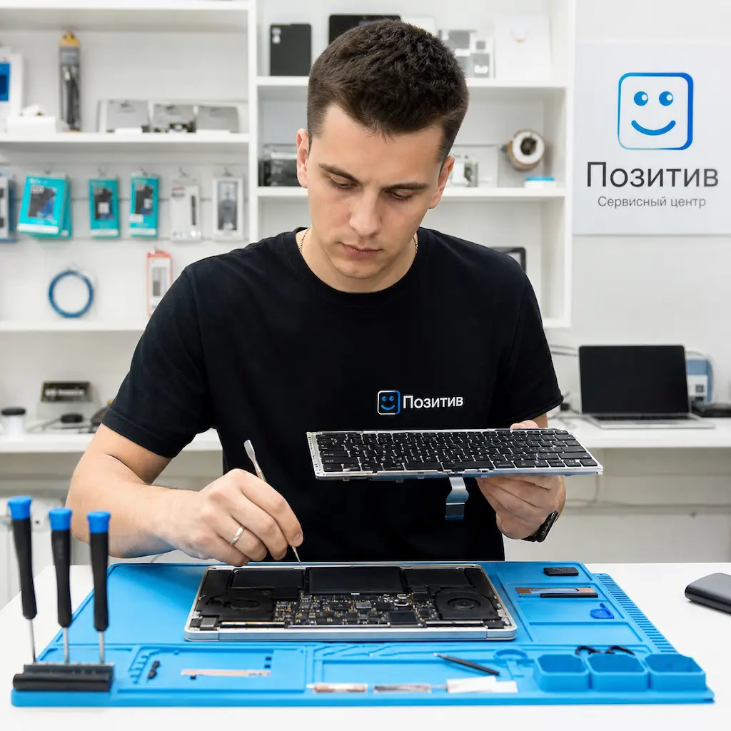 заменить клавиатуру на Apple Macbook в Звенигороде