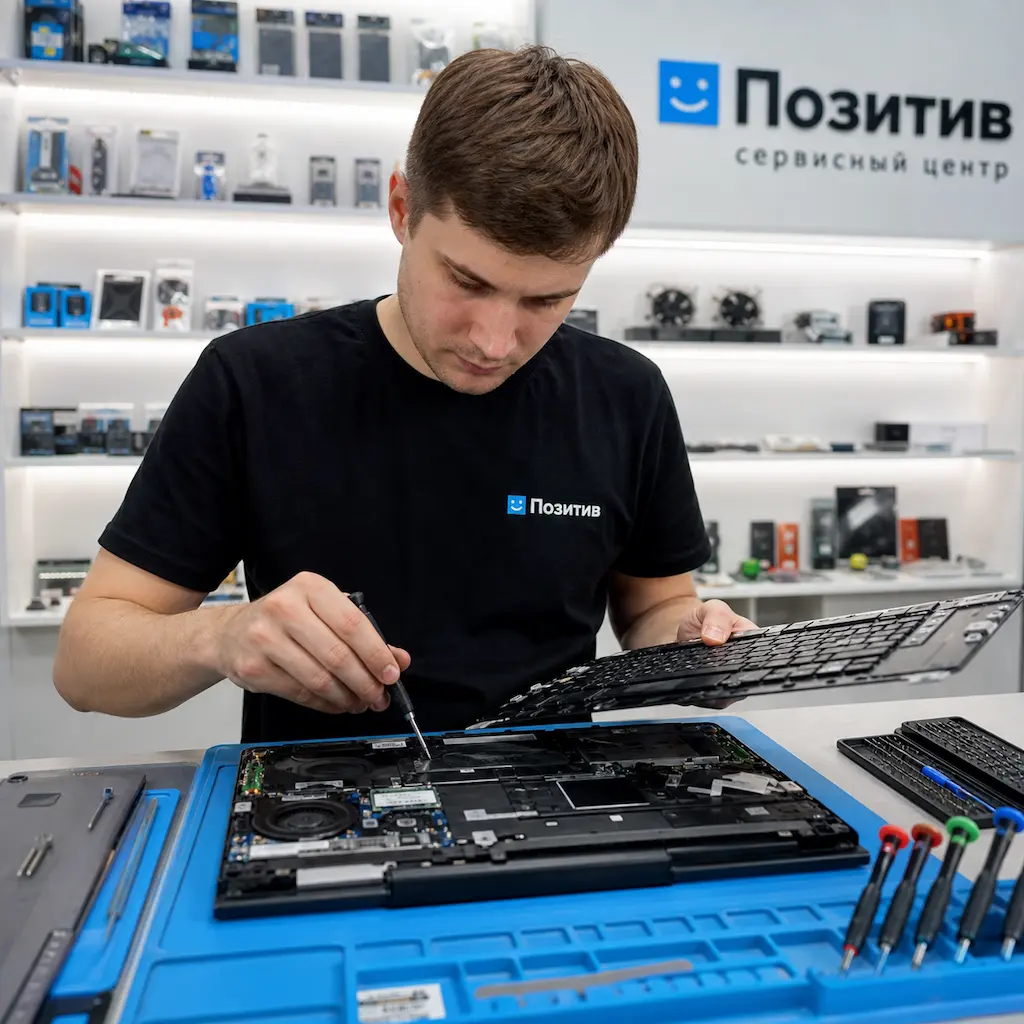 заменить клавиатуру на ноутбуке Samsung в Звенигороде
