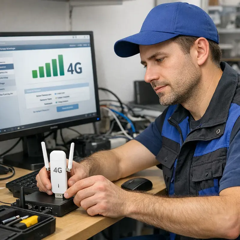 Настройка LTE модема в Звенигороде