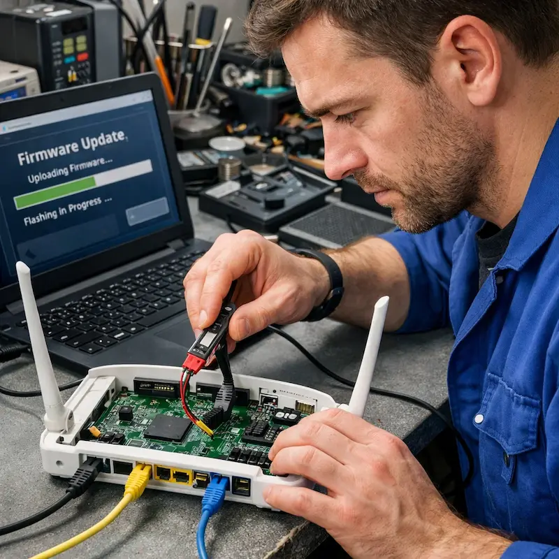 Обновление прошивки роутера в Звенигороде