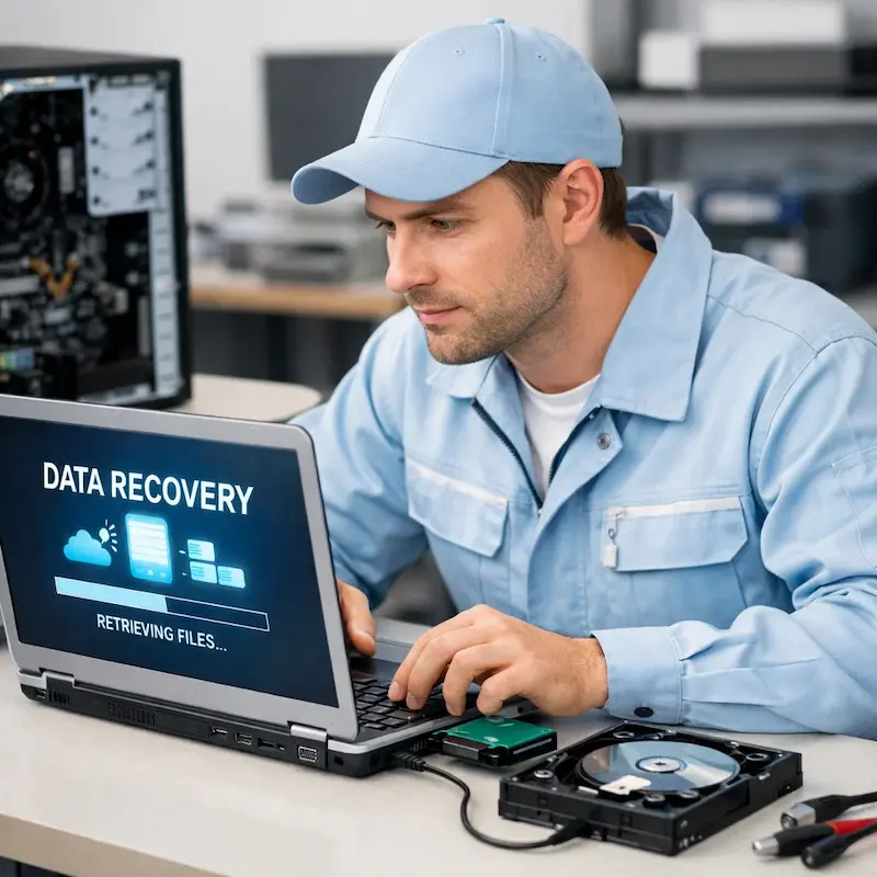 Восстановление данных и файлов в Звенигороде