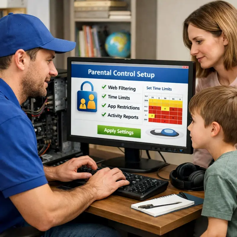 установка родительского контроля в Звенигороде