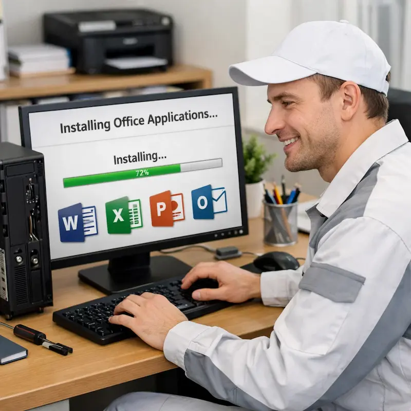 Установка и настройка программ на компьютере в Звенигороде