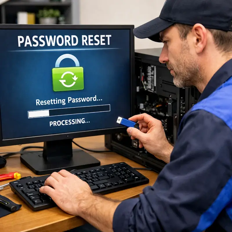 Удаление пароля на компьютере в Звенигороде