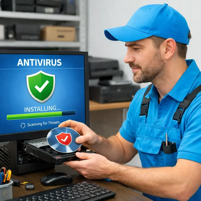 Установка антивируса в Звенигороде на дому